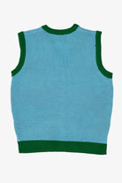 Blue Merry Christmas Snowman And Cardinals Ugly Vest (2010s)