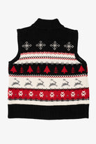 Vintage Black Christopher & Banks Ugly Christmas Vest (2000s)