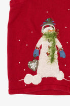 Vintage Red Breckenridge Snowmen Ugly Christmas Vest (2000s)
