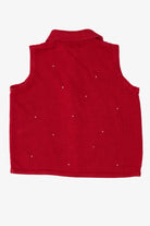 Vintage Red Breckenridge Snowmen Ugly Christmas Vest (2000s)