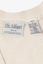 Vintage White The Villager Ugly Christmas Vest (1990s)