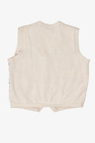 Vintage White The Villager Ugly Christmas Vest (1990s)