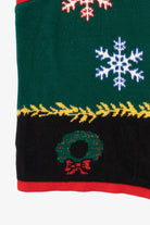 Vintage Red Style Studio Snowmen Ugly Christmas Vest (1990s)