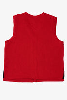 Vintage Red Style Studio Snowmen Ugly Christmas Vest (1990s)