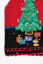 Vintage Red Nutcracker Presents Ugly Christmas Vest (1990s)