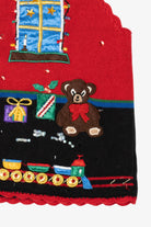 Vintage Red Nutcracker Presents Ugly Christmas Vest (1990s)