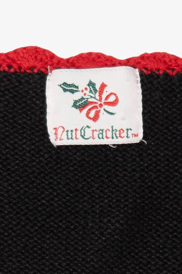 Vintage Red Nutcracker Presents Ugly Christmas Vest (1990s)