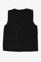 Vintage Black Capacity Snowmen Ugly Christmas Vest (1990s)