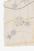 Vintage White Hampshire Studio Snowflakes Ugly Christmas Vest (1990s)