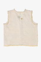 Vintage White Hampshire Studio Snowflakes Ugly Christmas Vest (1990s)