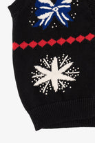 Vintage Black Alfred Dunner Dog Ugly Christmas Vest (1990s)