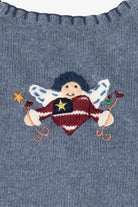 Vintage Blue Segue "I Heart America" Ugly Christmas Vest (1990s)
