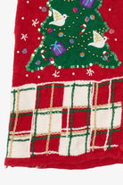 Vintage Red Bobbie Brooks Doves In Tree Ugly Christmas Vest (1990s)