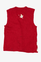 Vintage Red Bobbie Brooks Doves In Tree Ugly Christmas Vest (1990s)