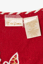 Vintage Red Bobbie Brooks Doves In Tree Ugly Christmas Vest (1990s)