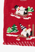 Vintage Red Heirloom Collectibles Snowmen Ugly Christmas Vest (2000s)