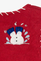 Vintage Red Heirloom Collectibles Snowmen Ugly Christmas Vest (2000s)