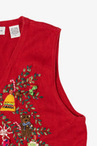 Vintage Red Marisa Christina Ugly Christmas Vest (1990s)