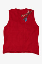 Vintage Red Marisa Christina Ugly Christmas Vest (1990s)