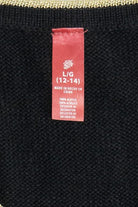 Vintage Poinsettias Ugly Christmas Vest (2000s)