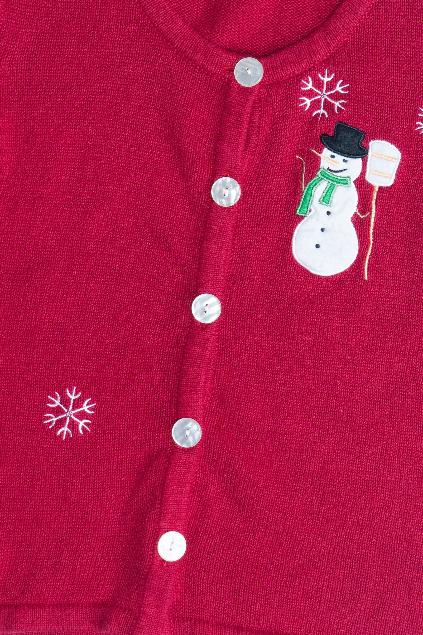Vintage Snowman Ugly Christmas Vest (2000s)