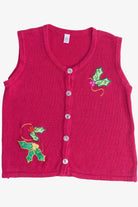 Vintage Holly & Ivy Ugly Christmas Vest (2000s)