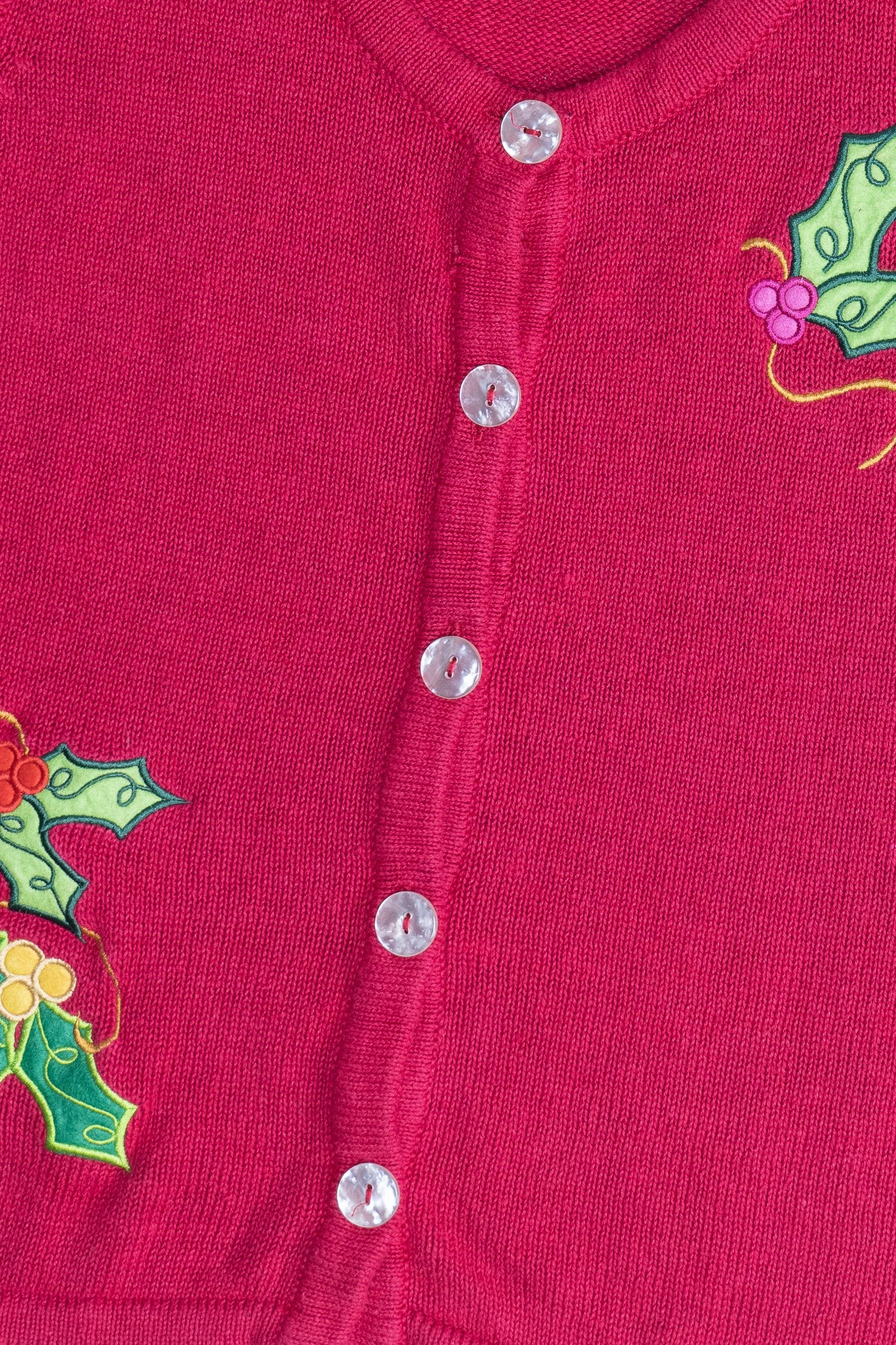 Vintage Holly & Ivy Ugly Christmas Vest (2000s)