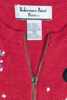 Vintage Reference Point Happy Snowmen Ugly Christmas Vest (1990s)