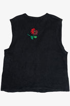 Vintage Bobbie Brooks Poinsettias Ugly Christmas Vest (1990s)