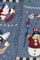 Vintage Americana USA Ugly Christmas Vest (1990s)