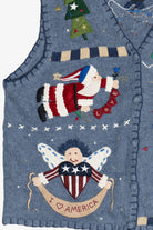 Vintage Americana USA Ugly Christmas Vest (1990s)