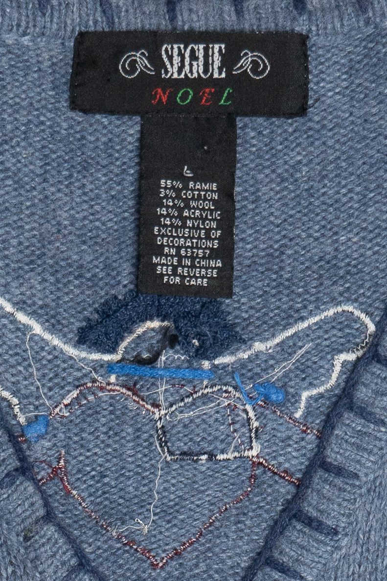 Vintage Americana USA Ugly Christmas Vest (1990s)