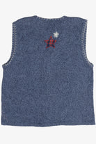 Vintage Bobbie Brooks Stars And Mittens Ugly Christmas Vest (1990s)