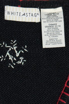 Vintage "Let It Snow" Snowmen Ugly Christmas Vest (1990s)