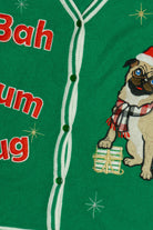 Vintage "Bah Hum Pug" Ugly Christmas Vest (2000s)