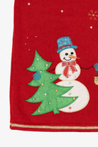 Vintage Red Snowmen Ugly Christmas Vest (2000s)