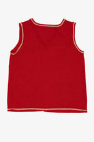 Vintage Red Snowmen Ugly Christmas Vest (2000s)