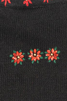 Vintage Black Beaded Ugly Christmas Vest (2000s)