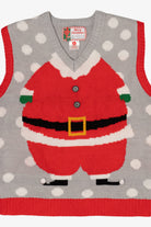 Gray Santa Body Ugly Christmas Vest (2010s)