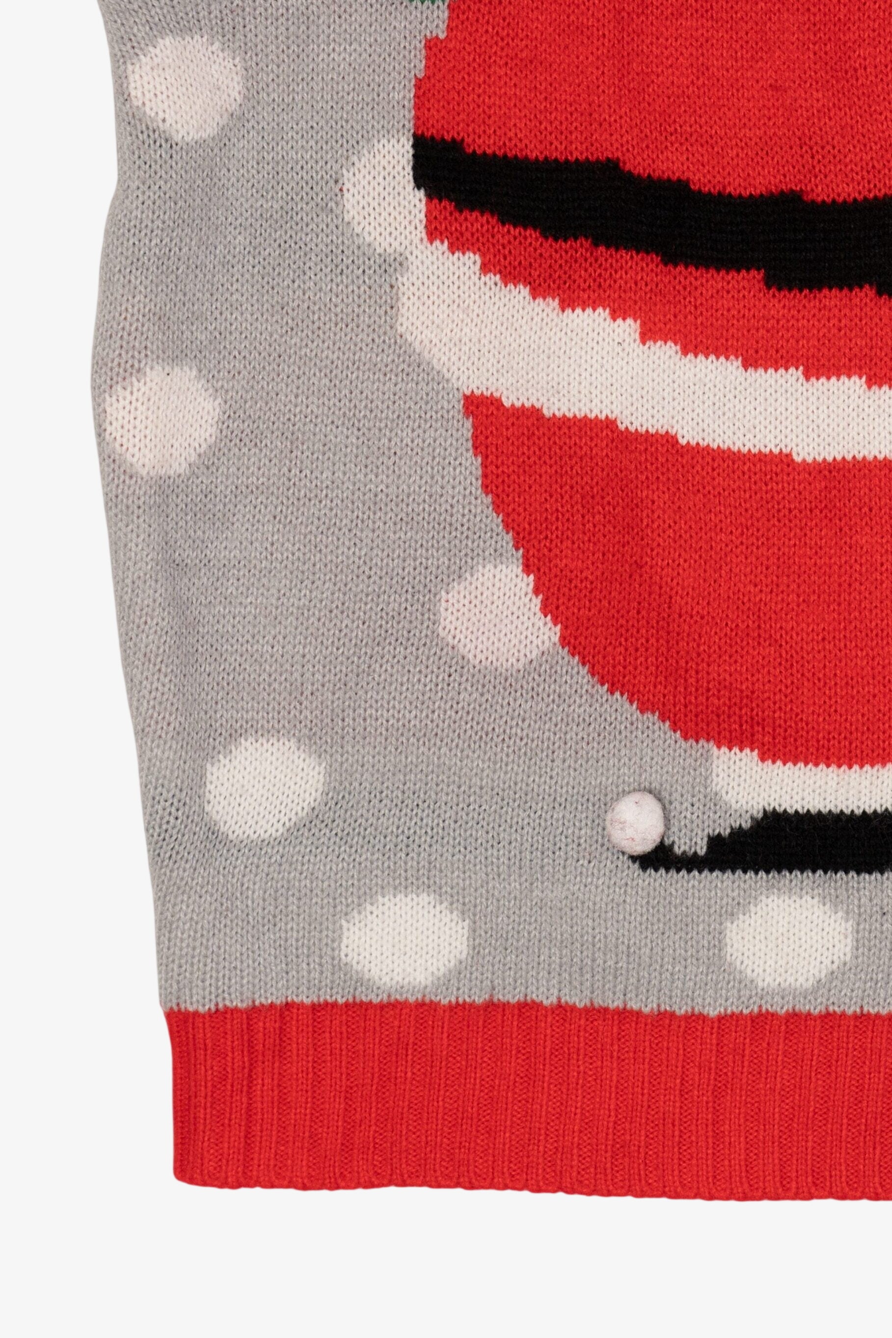 Gray Santa Body Ugly Christmas Vest (2010s)