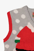 Gray Santa Body Ugly Christmas Vest (2010s)