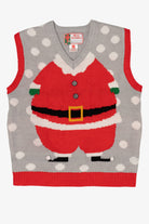 Gray Santa Body Ugly Christmas Vest (2010s)