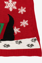 Red Love By Design Dog With Sweater Ugly Christmas Vest (2010s)