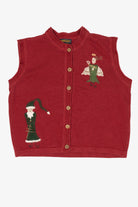 Vintage Red Woolrich Angel Ugly Christmas Vest (1990s)