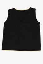 Vintage Black Ornaments And Presents Ugly Christmas Vest (2000s)