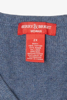 Vintage Blue Merry & Bright Angels Ugly Christmas Vest (2000s)