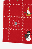 Vintage Red Croft & Barrow Squares Ugly Christmas Vest (2000s)