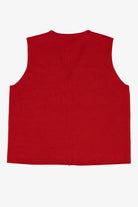 Vintage Red Croft & Barrow Squares Ugly Christmas Vest (2000s)