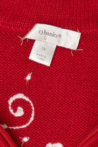 Vintage Red CJ Banks Snowmen Ugly Christmas Vest (2000s)