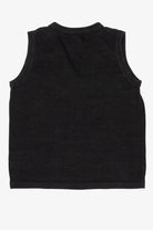 Vintage Black Victoria Harbour Snowmen Ugly Christmas Vest (1990s)